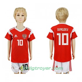 Billige Fotballdrakter Russland Ozdoev 10 Barn VM 2018 Hjemmedraktsett